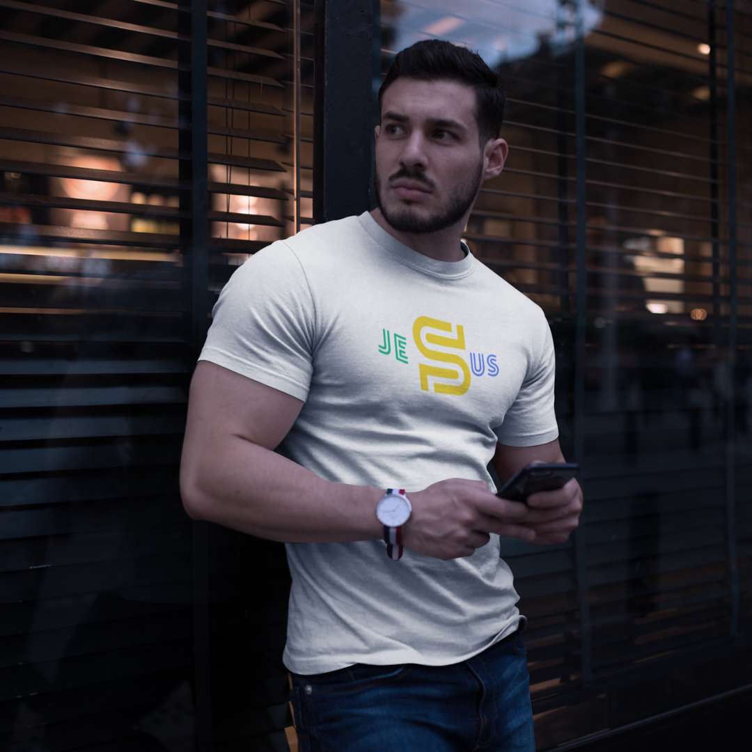 CAMISA QUALITY JESUS ESTAMPA BRASIL ( varias cores )