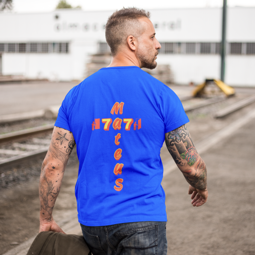 CAMISA QUALITY MATEUS 7.7 CRUZ LARANJA ( COSTAS - varias cores )