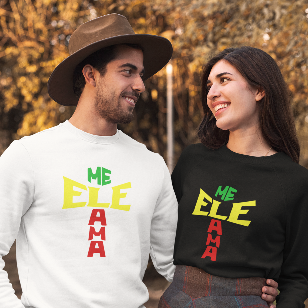 MOLETOM FECHADO ELE ME AMA REGGAE ( varias cores )