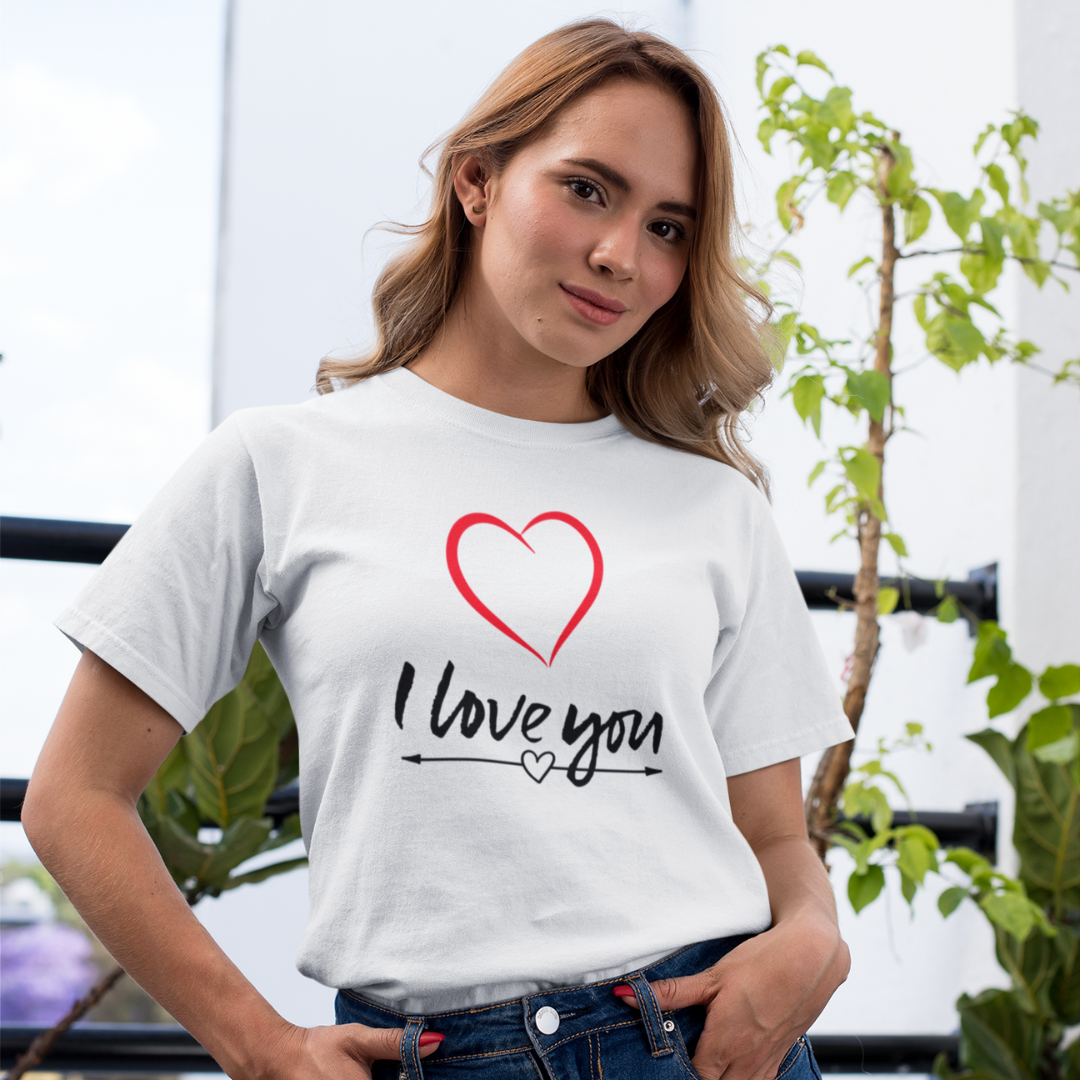 CAMISA QUALITY I LOVE YOU 03 ( varias cores )