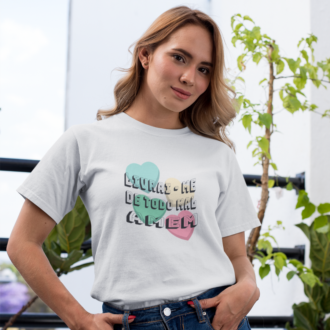 CAMISA QUALITY LIVRAI ME DE TODO MAL AMEM 08 ( varias cores )