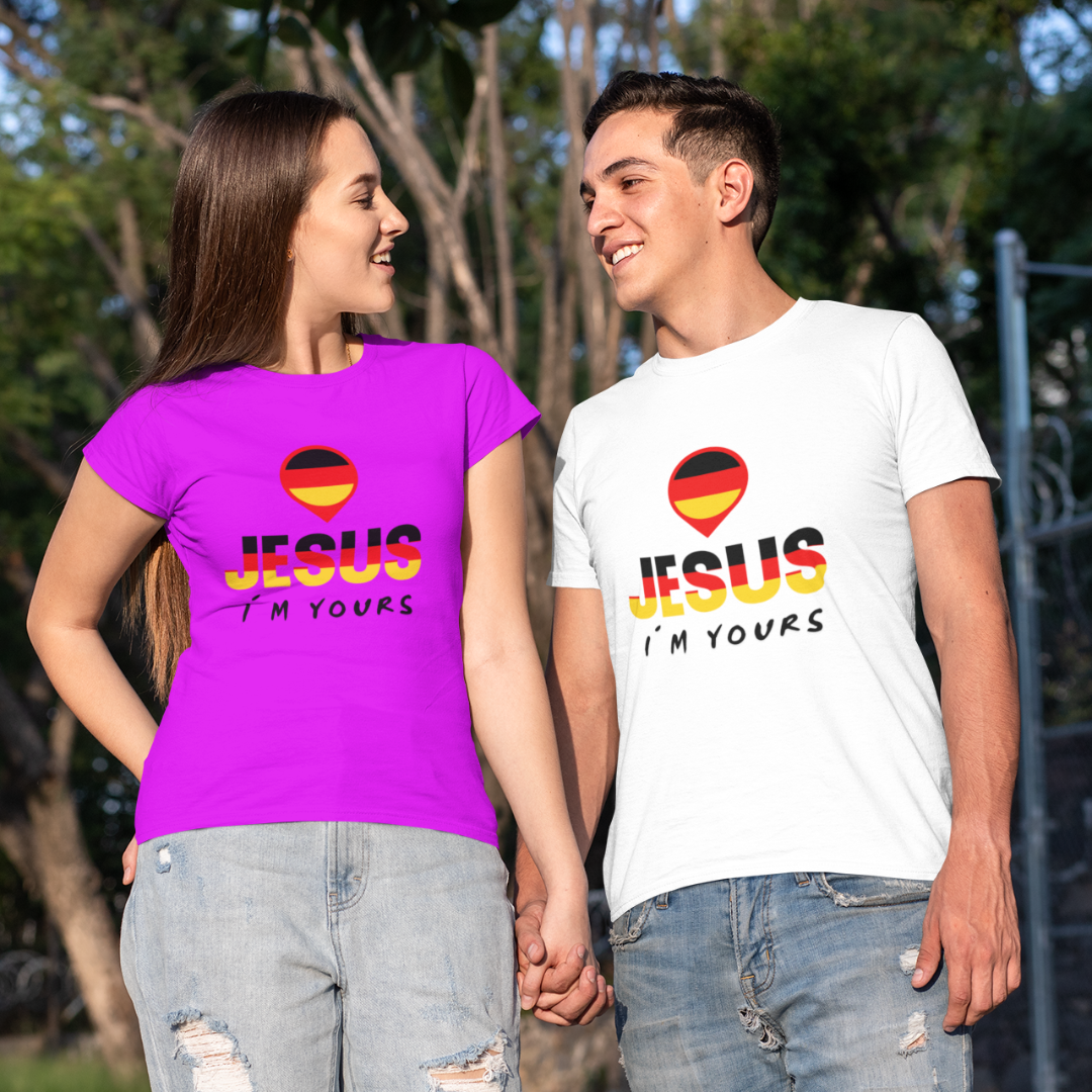 CAMISA QUALITY JESUS I´M YOURS ALEMANHA ( varias cores )