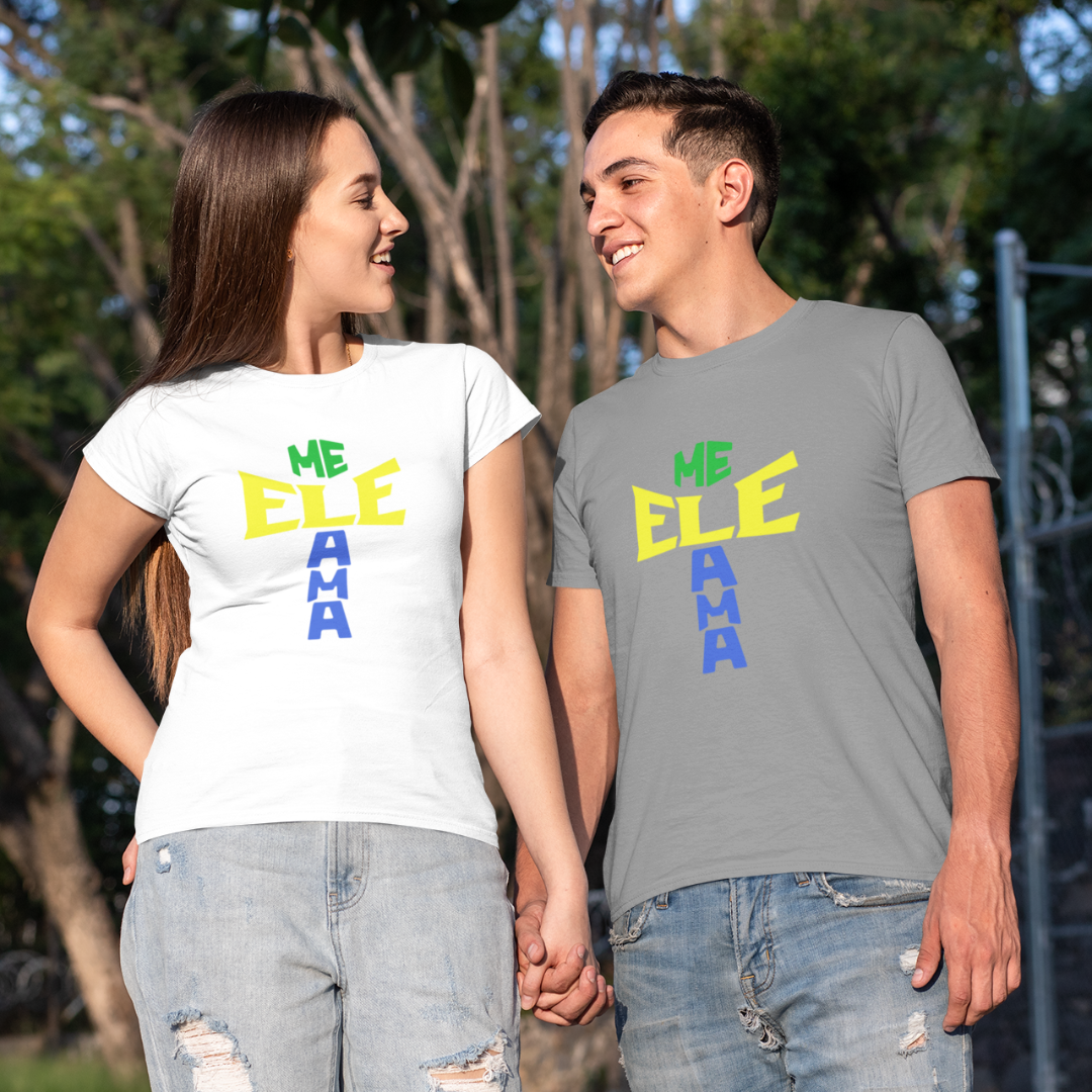 Camisa Quality ele me ama cores do BRASIL ( varias cores )