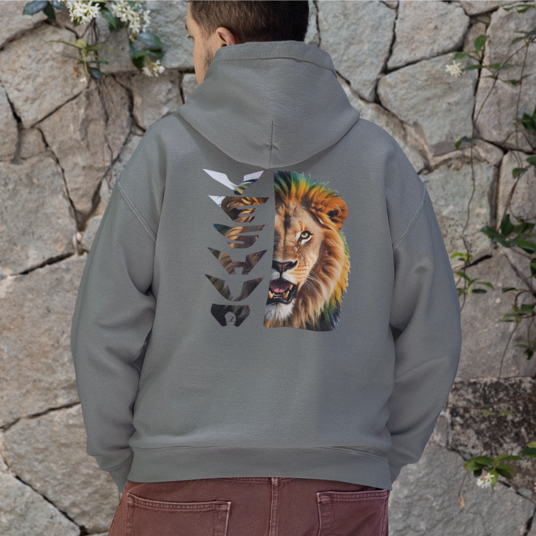 MOLETOM PRIME COM ZIPPER LEÃO YESHUA ( varias cores )