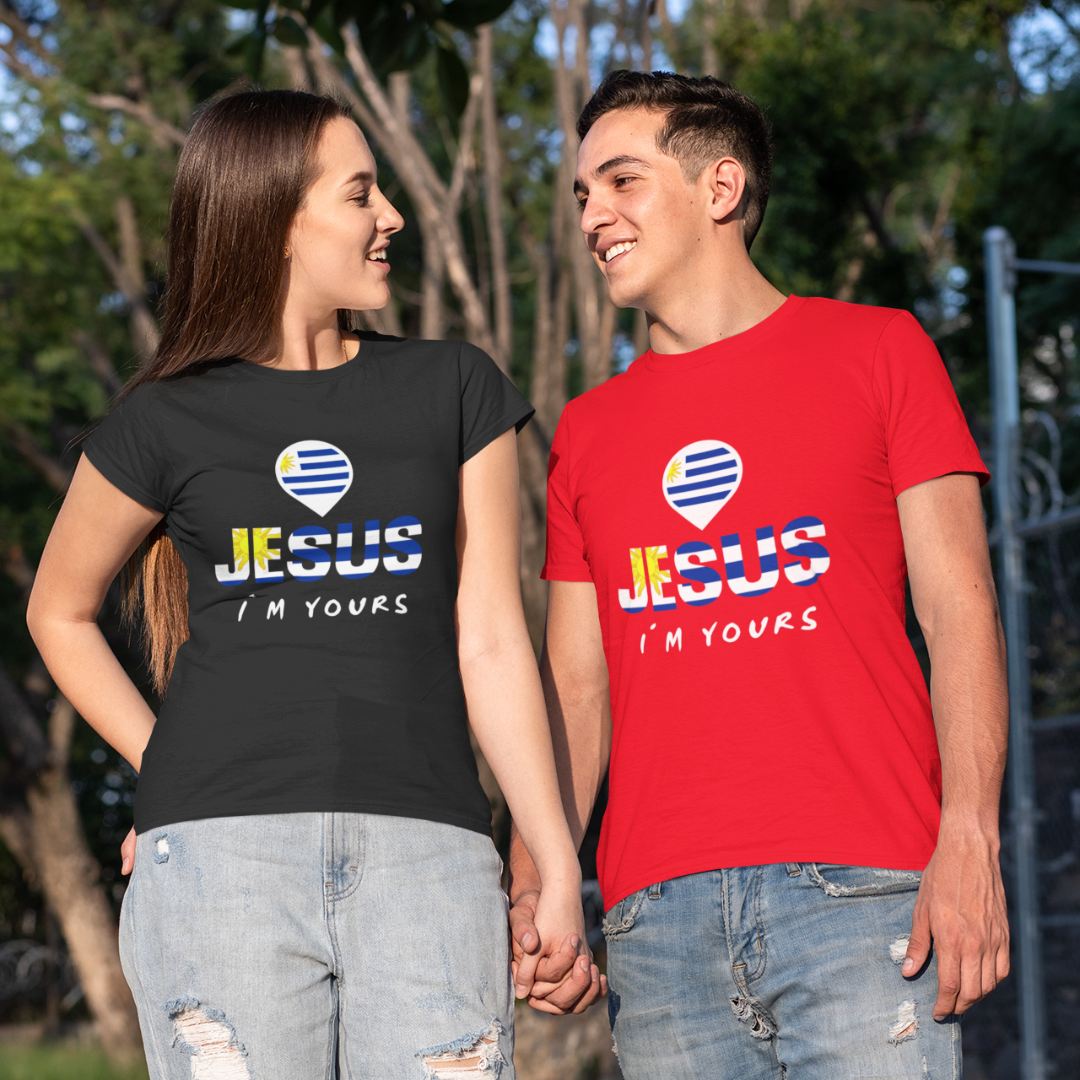CAMISA QUALITY JESUS I´M YOURS URUGUAI ( varias cores )