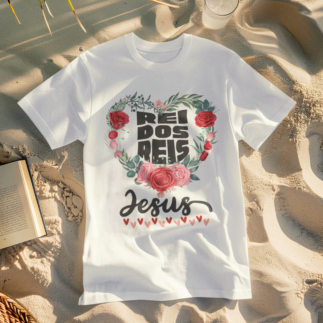 CAMISA QUALITY JESUS REI DOS REIS ( varias cores )