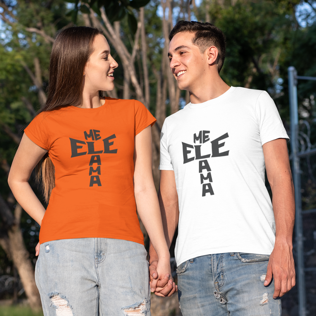 Camisa Quality ele me ama cruz preta ( varias cores )