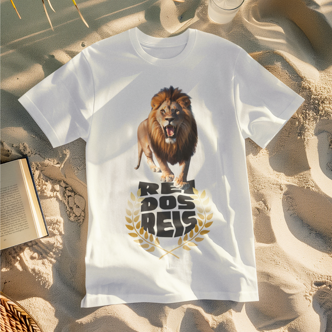 CAMISA QUALITY LEÃO REI DOS REIS 01 ( varias cores )