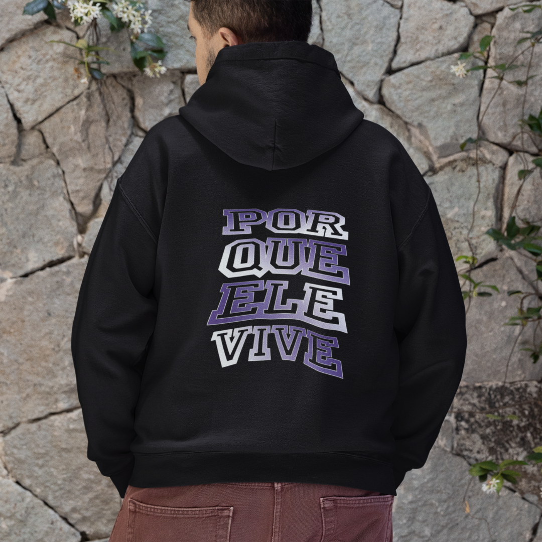 MOLETOM PRIME COM ZIPPER POR QUE ELE VIVE ( varias cores )