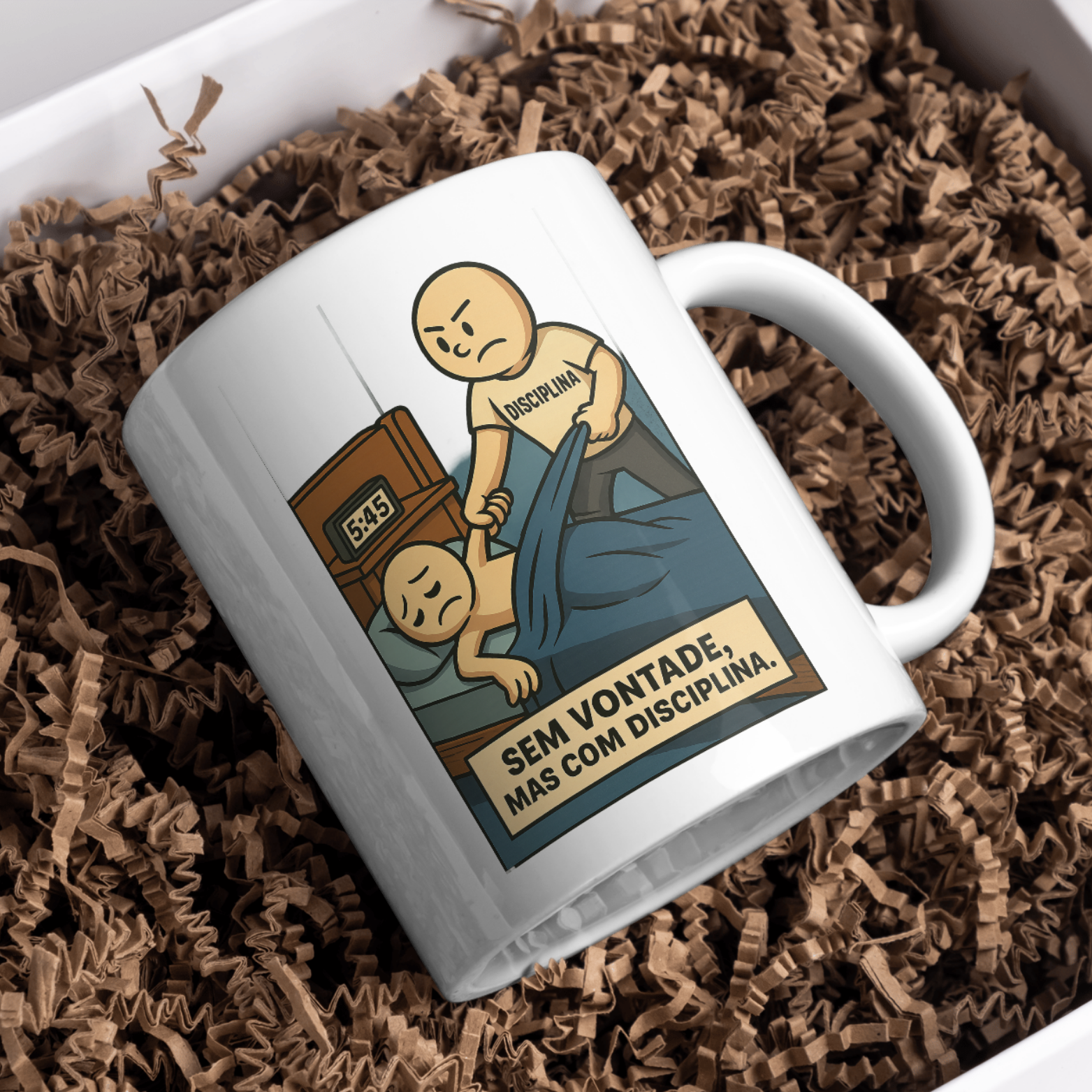 Caneca Oficial – Sem Vontade, Mas com Disciplina
