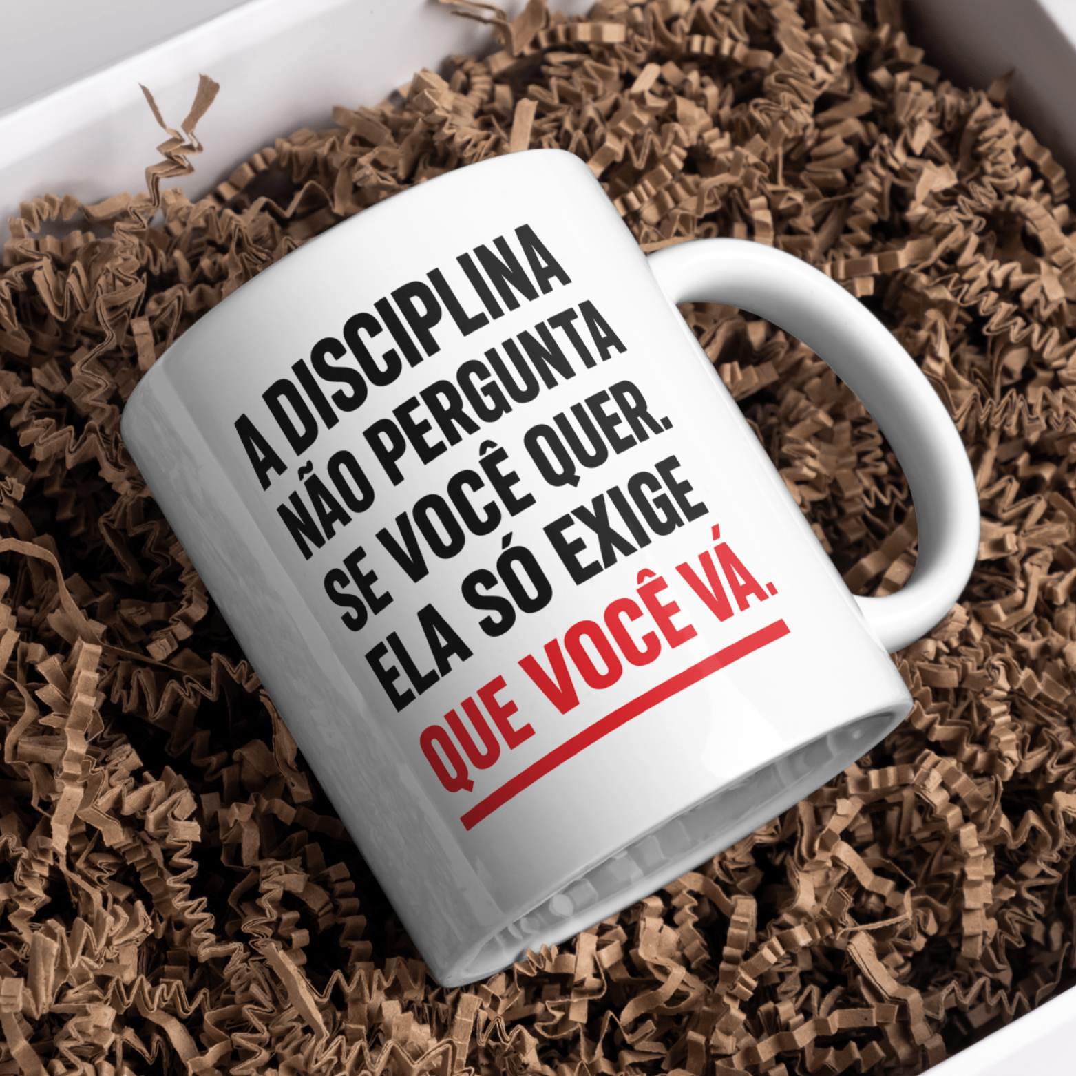  Caneca Oficial – A disciplina não pergunta se você quer! 
