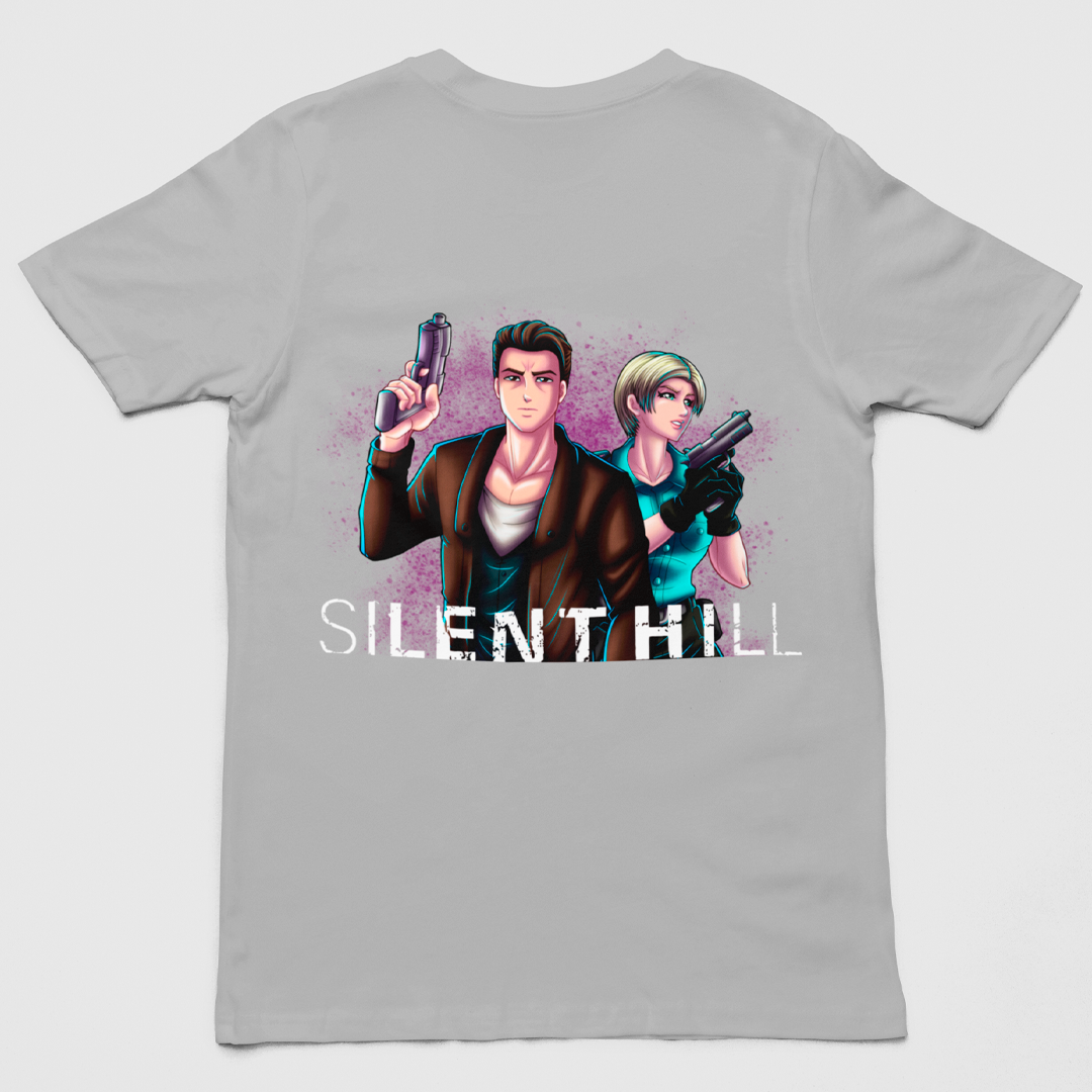 Camiseta Silent Hill - Harry e Cybil