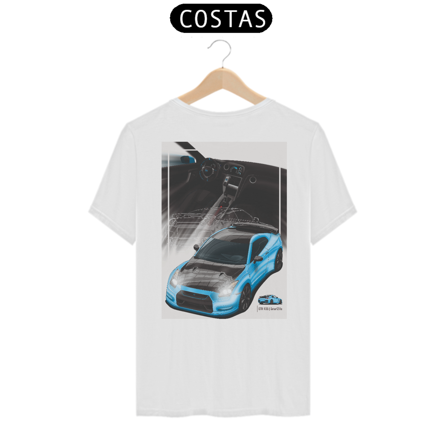 Camiseta Smurfzilla