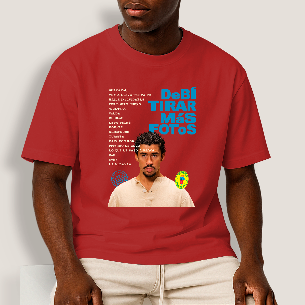 Camiseta Unissex Bad Bunny Músicas Debí Tirar Más Fotos