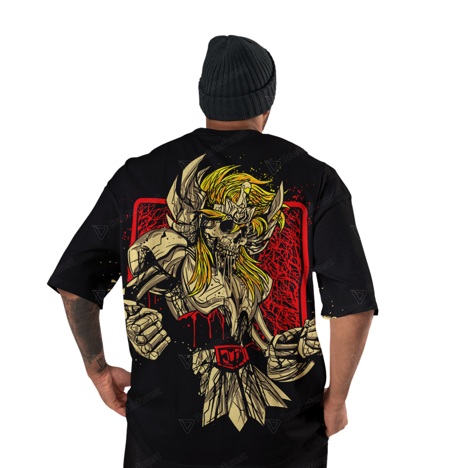 Camiseta Cavaleiro de Bronze Esqueleto – A batalha além da morte