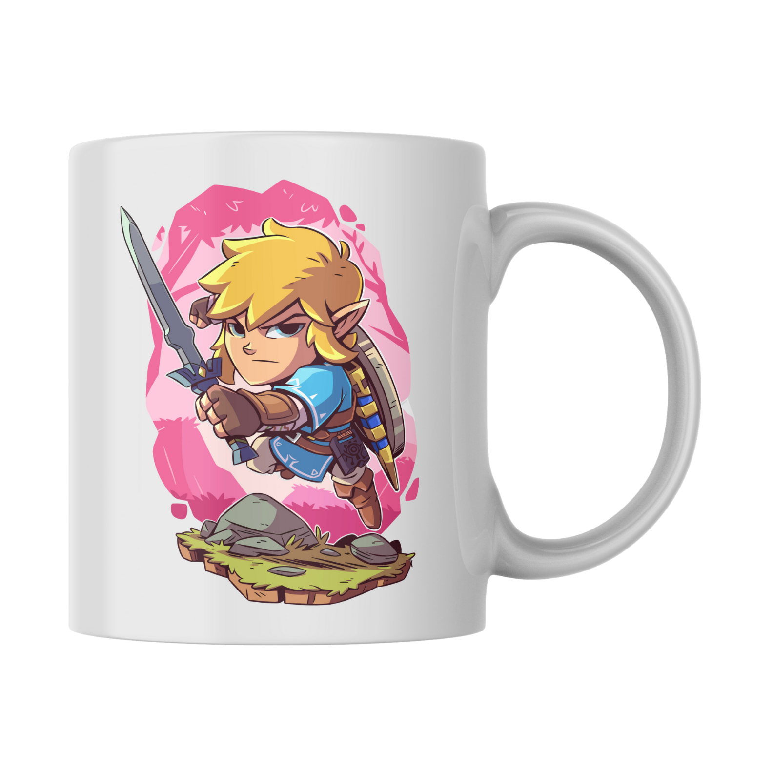 Caneca do Link: O Herói de Hyrule no Seu Café