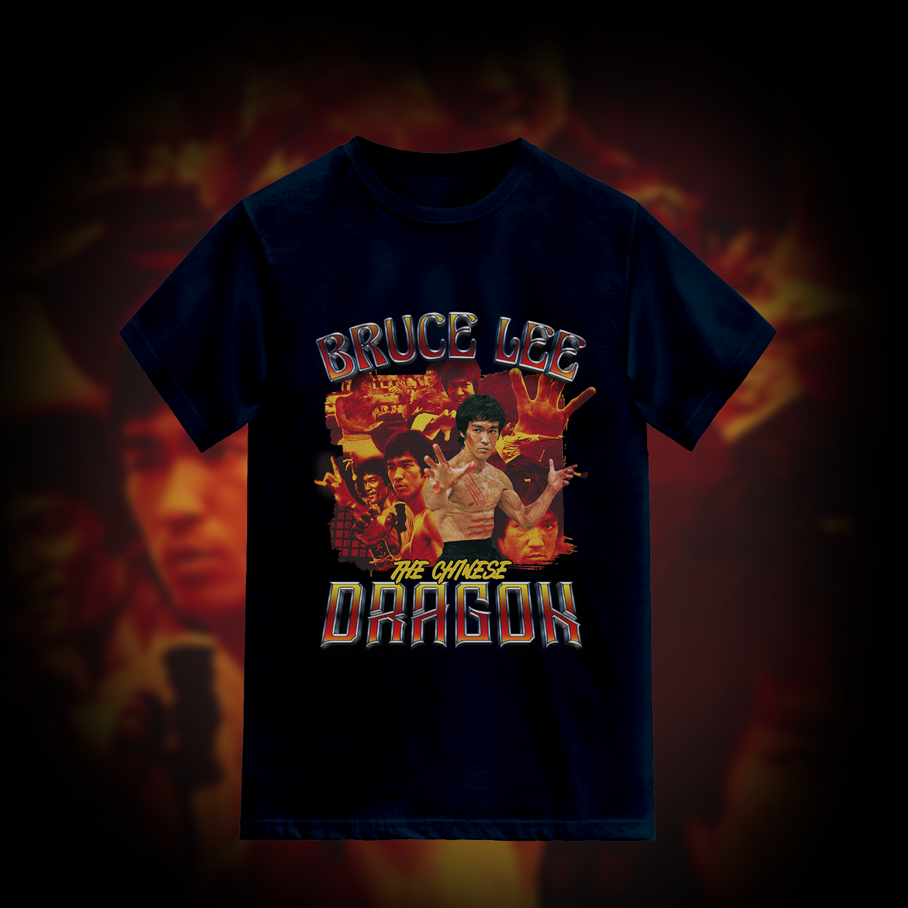 Bruce lee chinese dragon