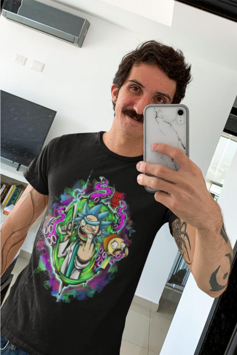 Camisa Rick and morty