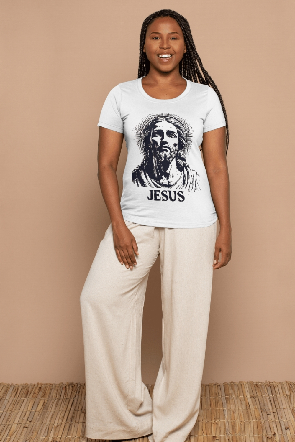 Camiseta Cristãs femininas-Baby Long Prime