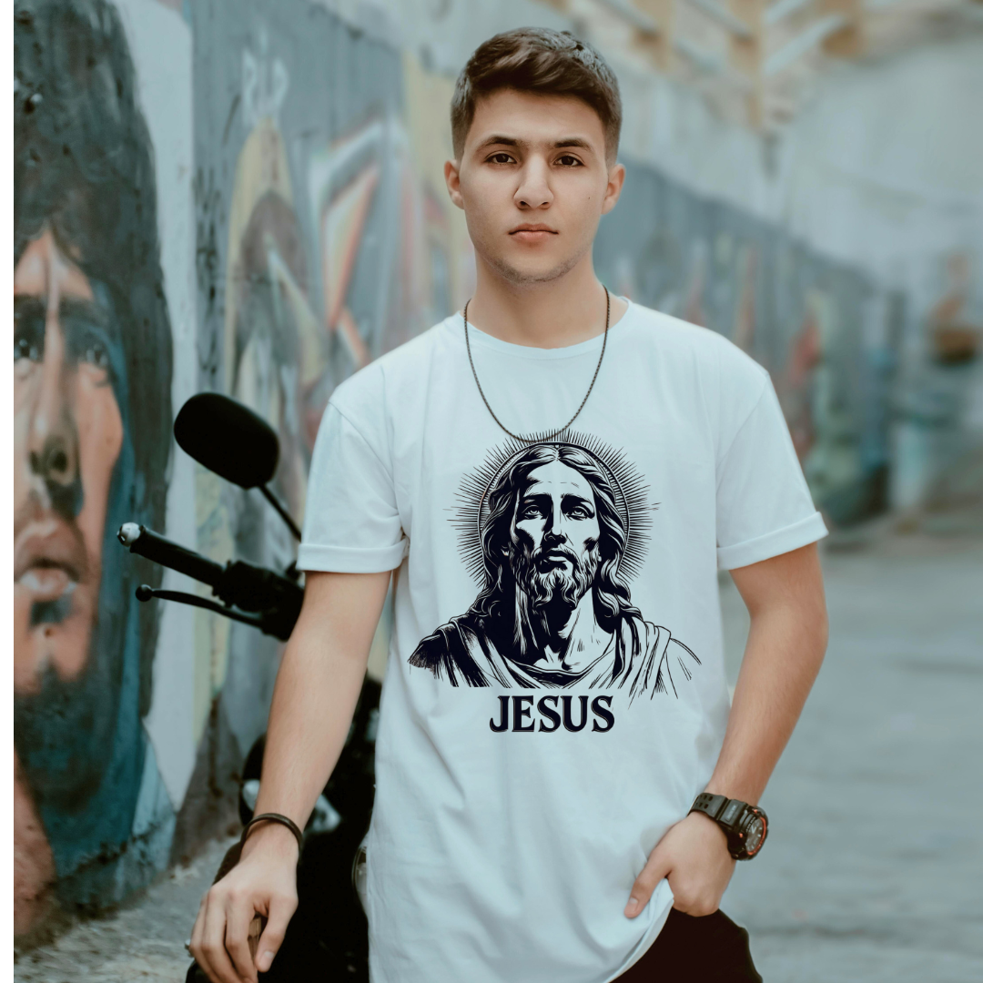 Camiseta branca masculina-T-Shirt Classic