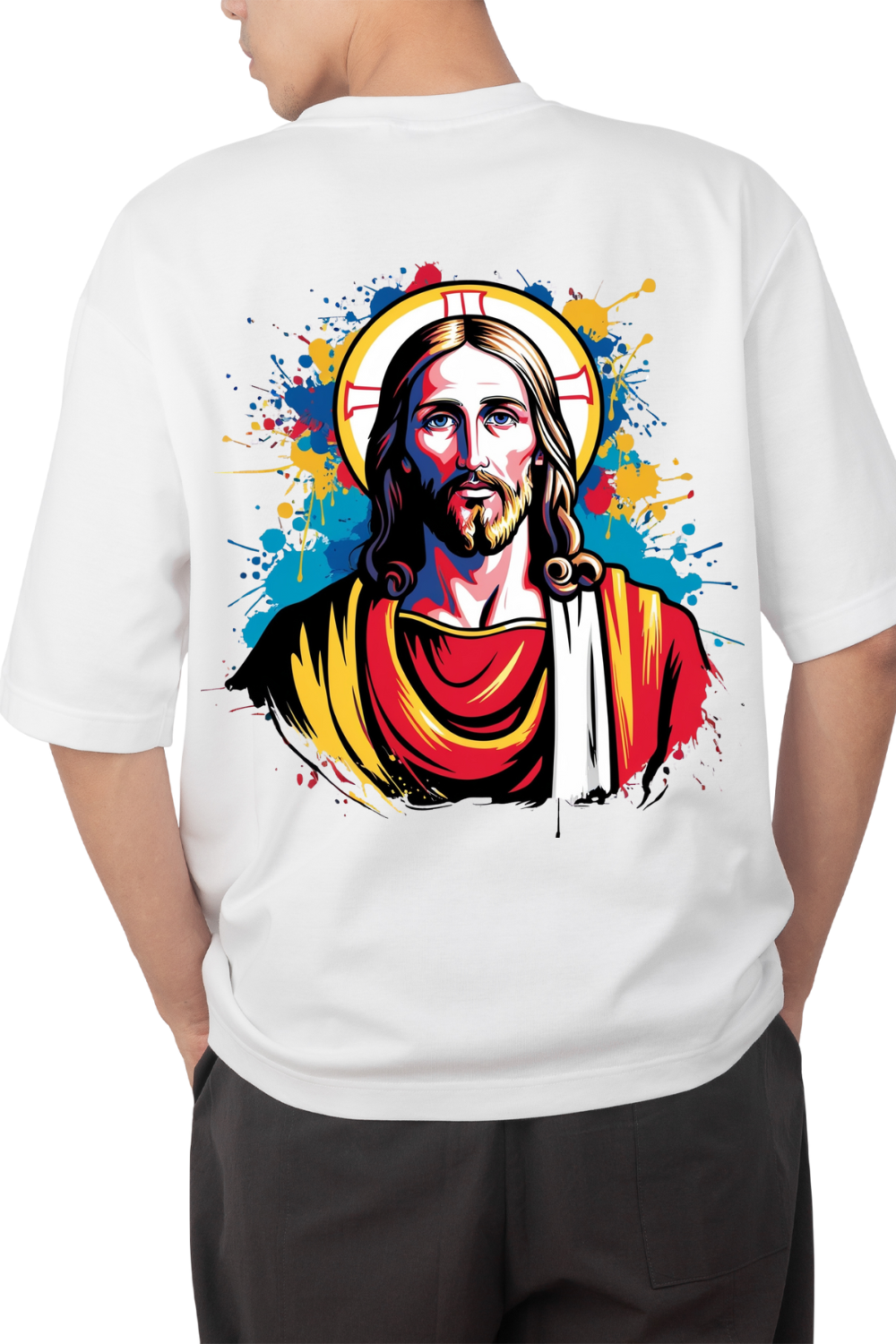 camisetas cristãs masculinas oversized