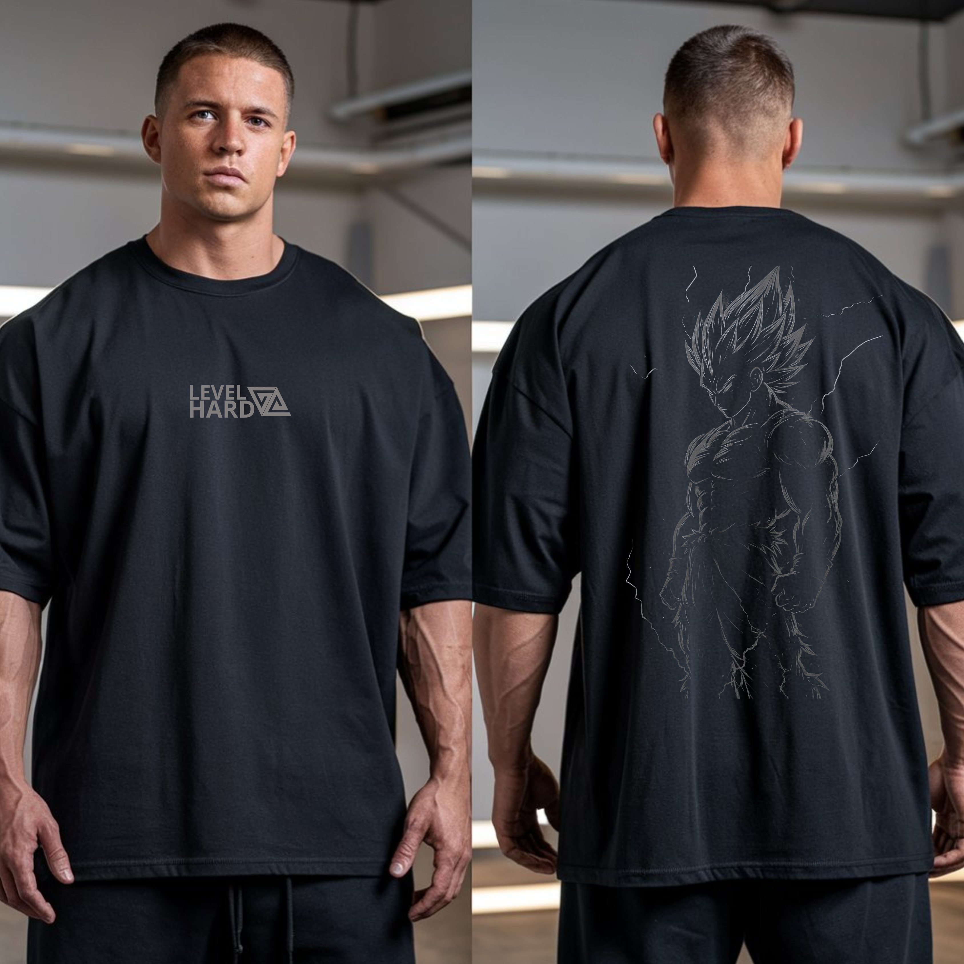 CAMISETAS OVERSIZED - VEGETA 