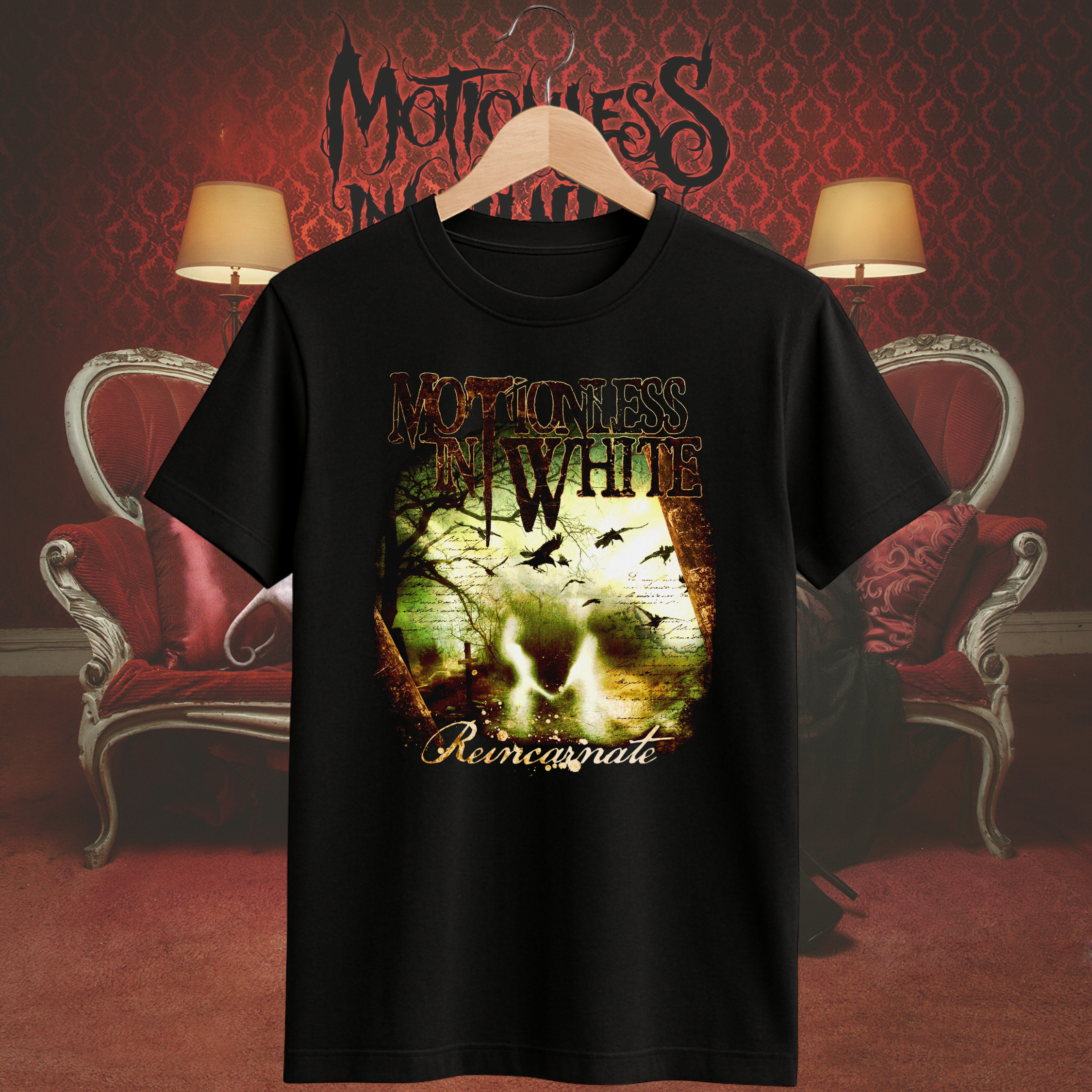Camiseta Motionless In White - Reincarnate