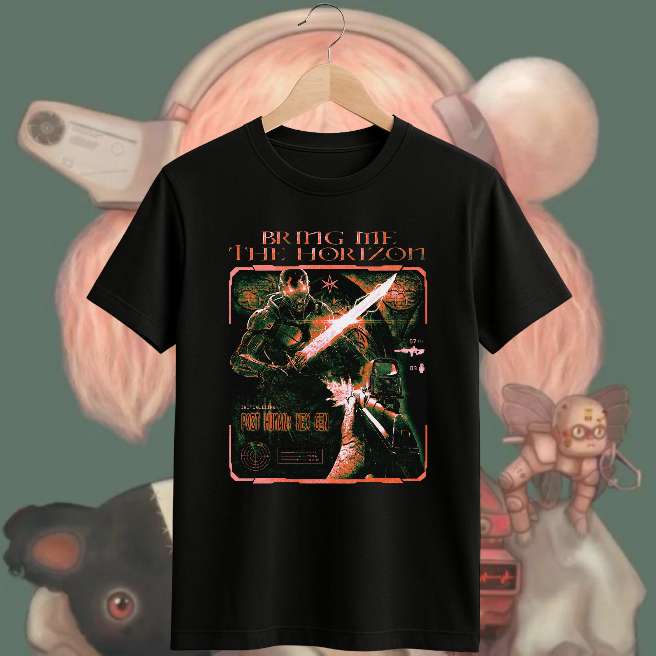 Camiseta Bring Me The Horizon - Post Human Nex Gen