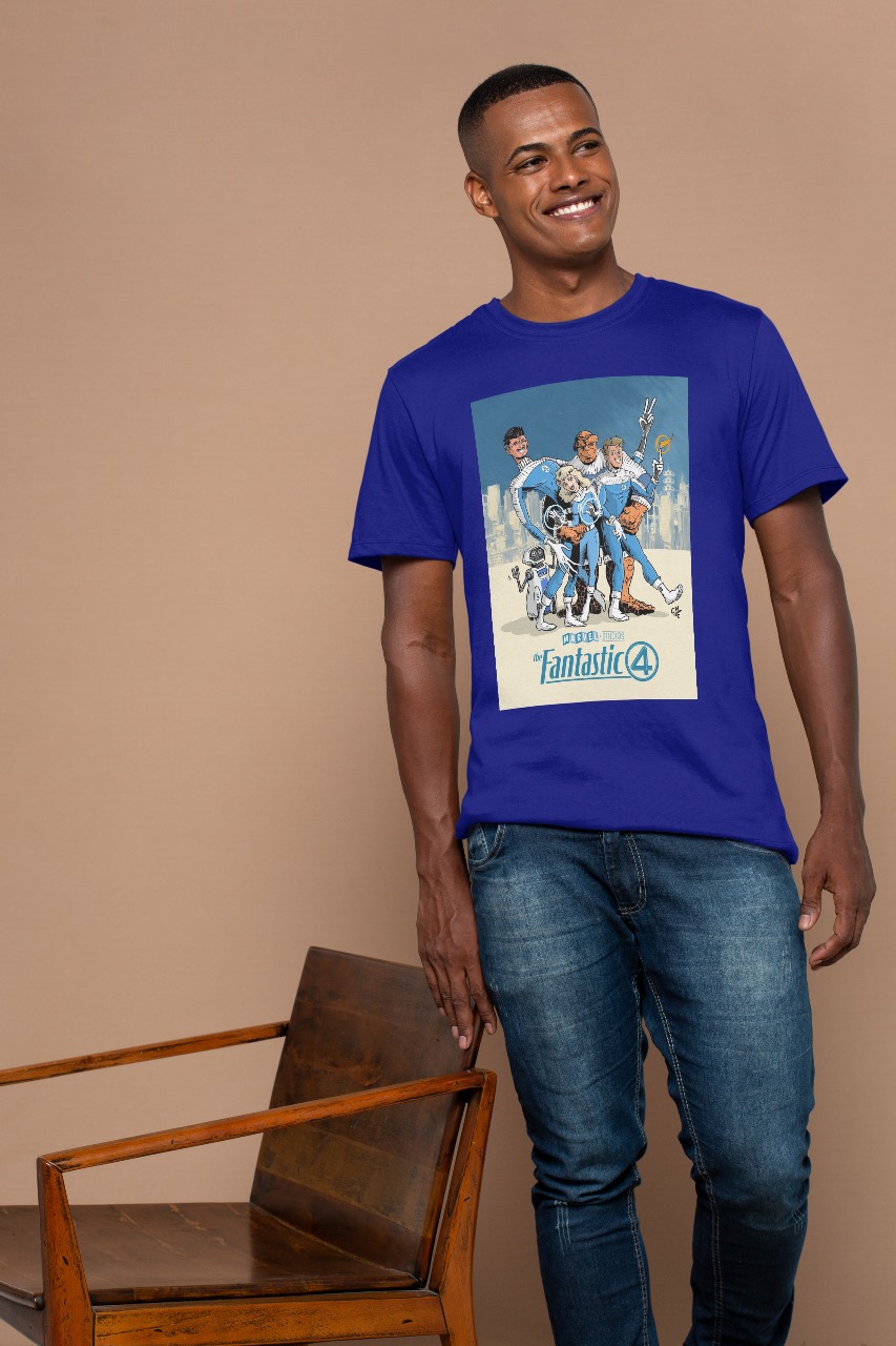 Camiseta Quarteto Fantástico 2025 - T-Shirt Oficial do Novo Filme - Cores Variadas (P ao XGG)