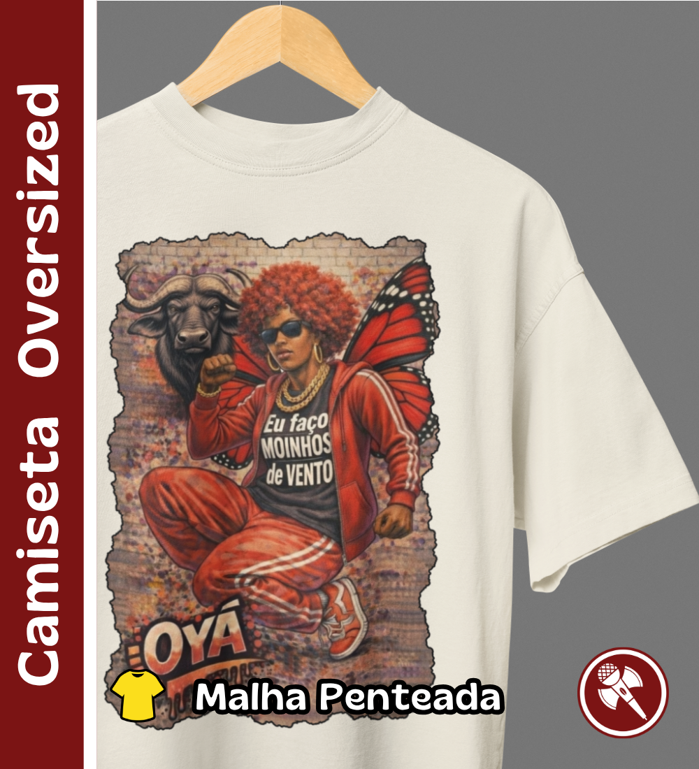 Oyá Hip Hopper - Camiseta Oversized