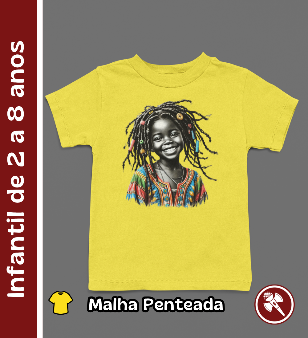 Criança Interior 02 - Camiseta Infantil de 2 à 8 anos