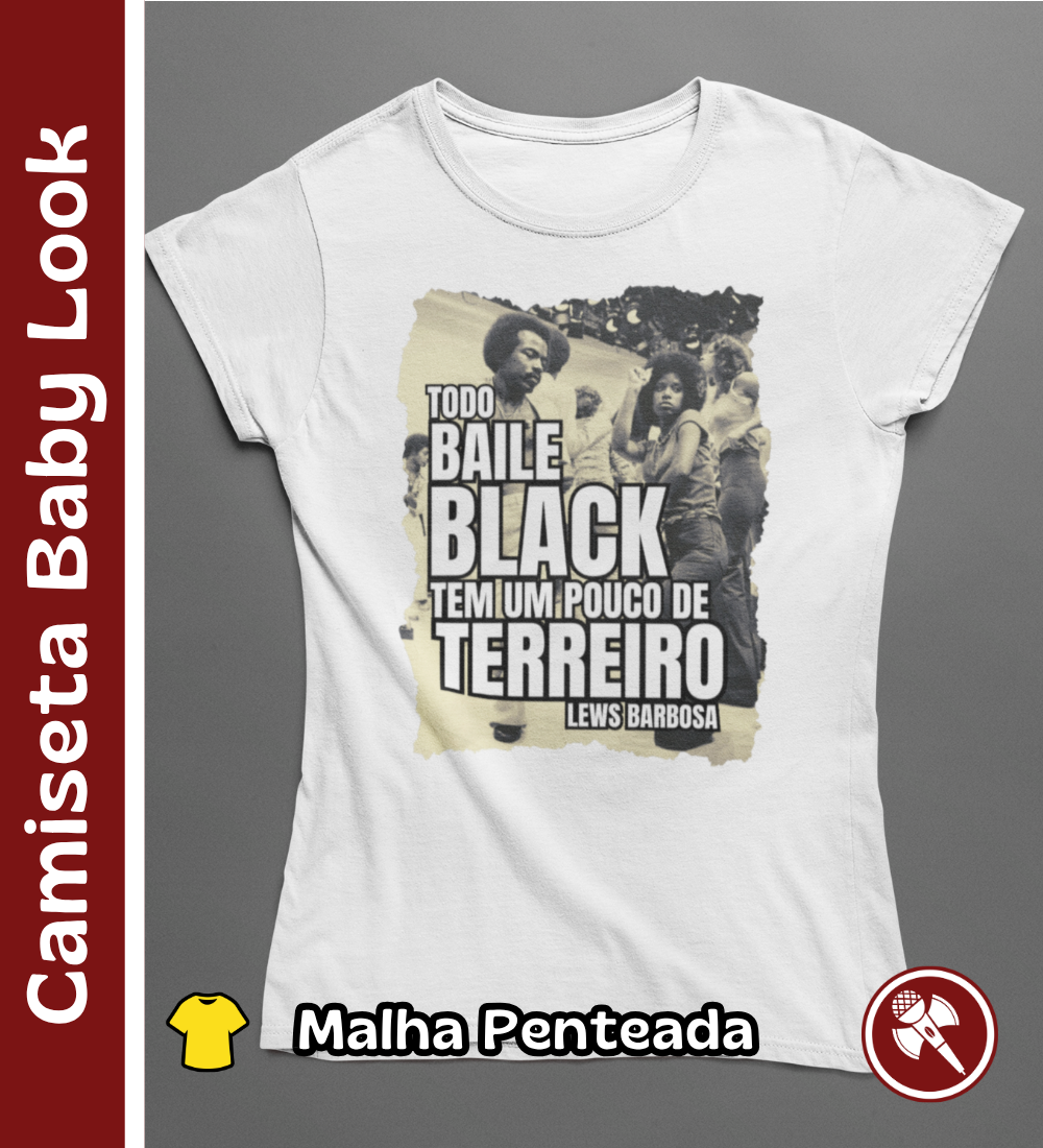 Baile Black (Soul Train) - Camiseta Baby Look