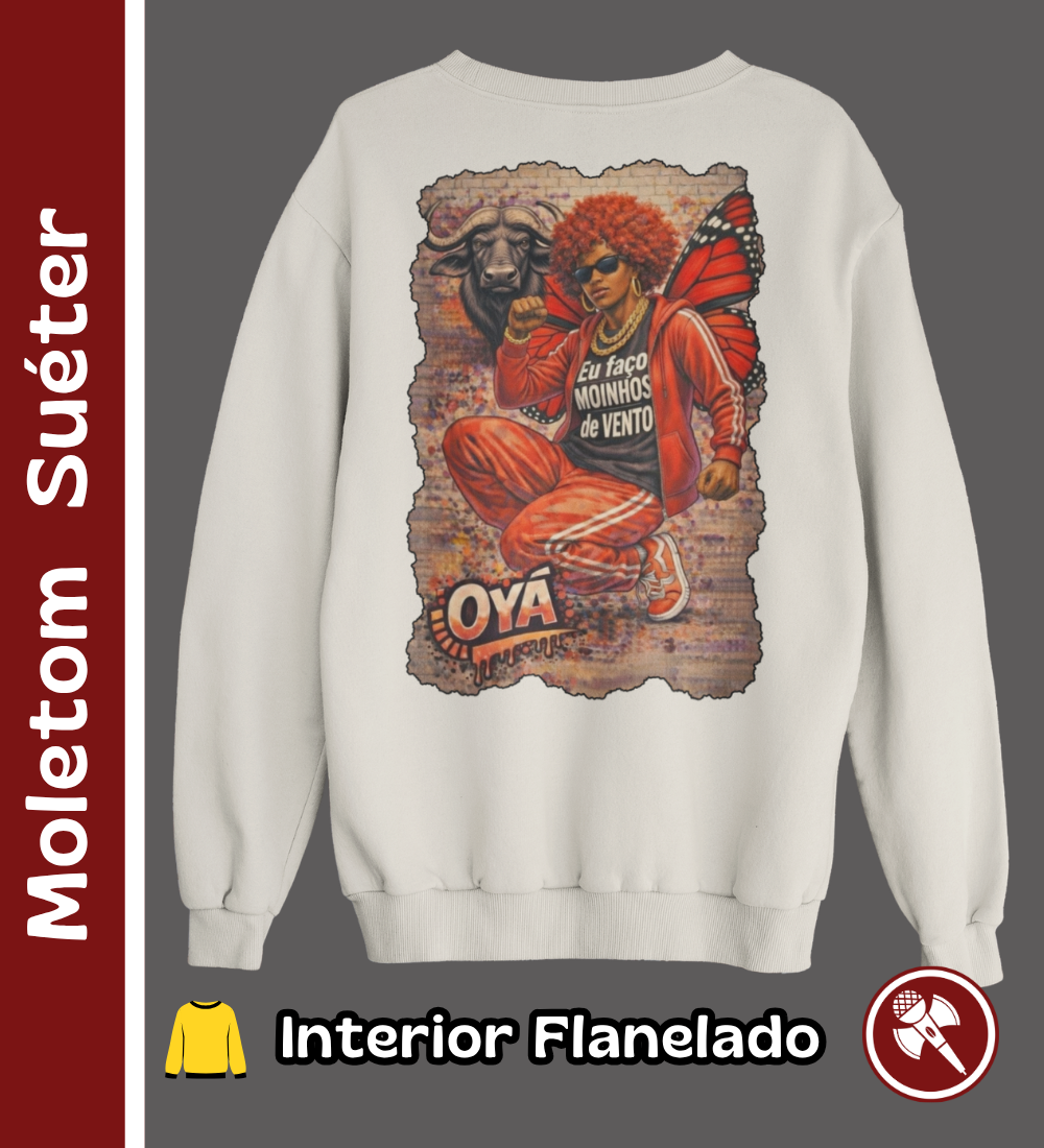 Oyá Hip Hopper - Moletom Suéter