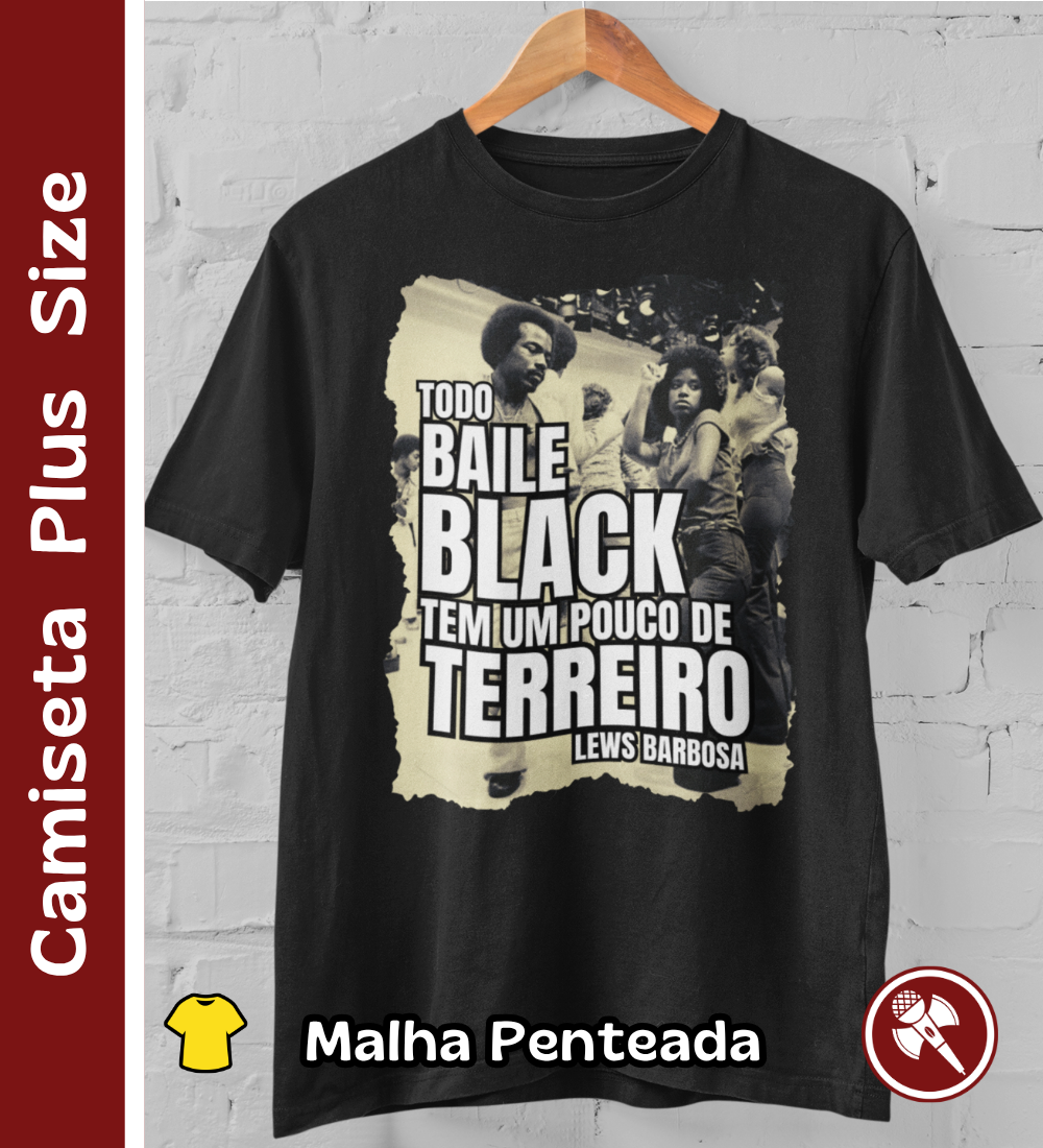 Baile Black (Soul Train) - Camiseta Plus Size
