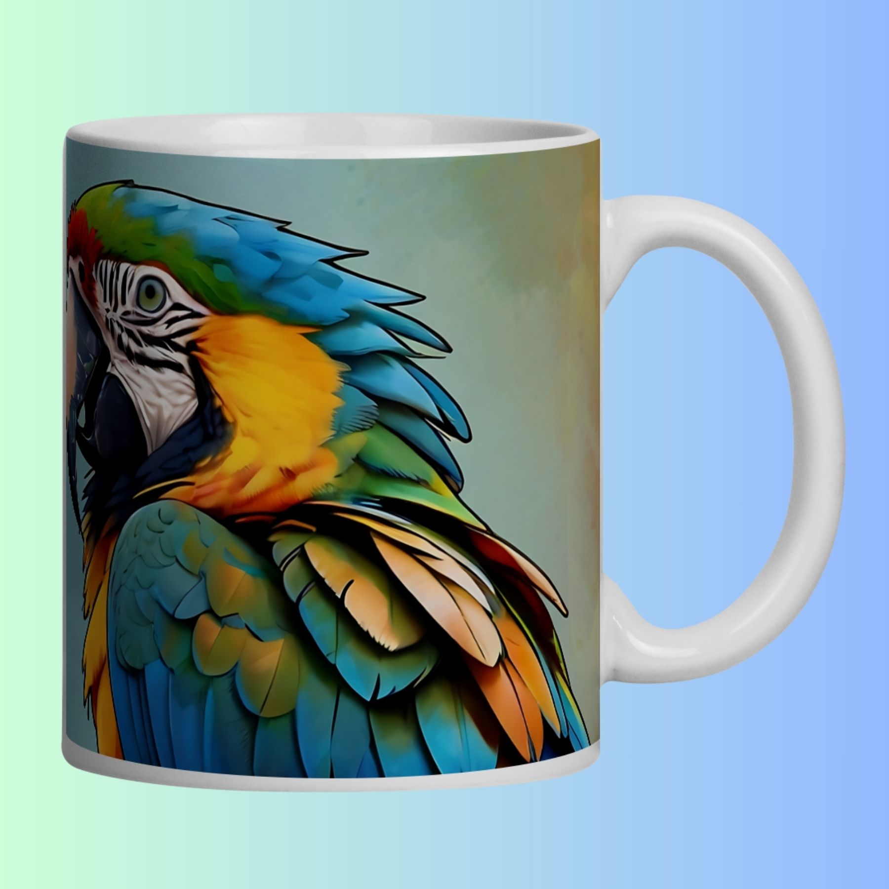 ARTEMÍSIA Canecas - 'Arara-Canindé - Cerrado Brasileiro' - 01