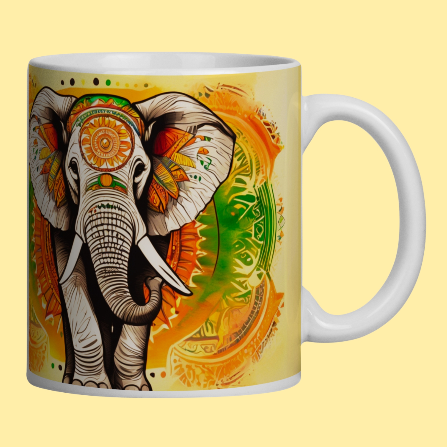 ARTEMÍSIA Canecas – ‘Elefante – Animais de Poder’ - 01