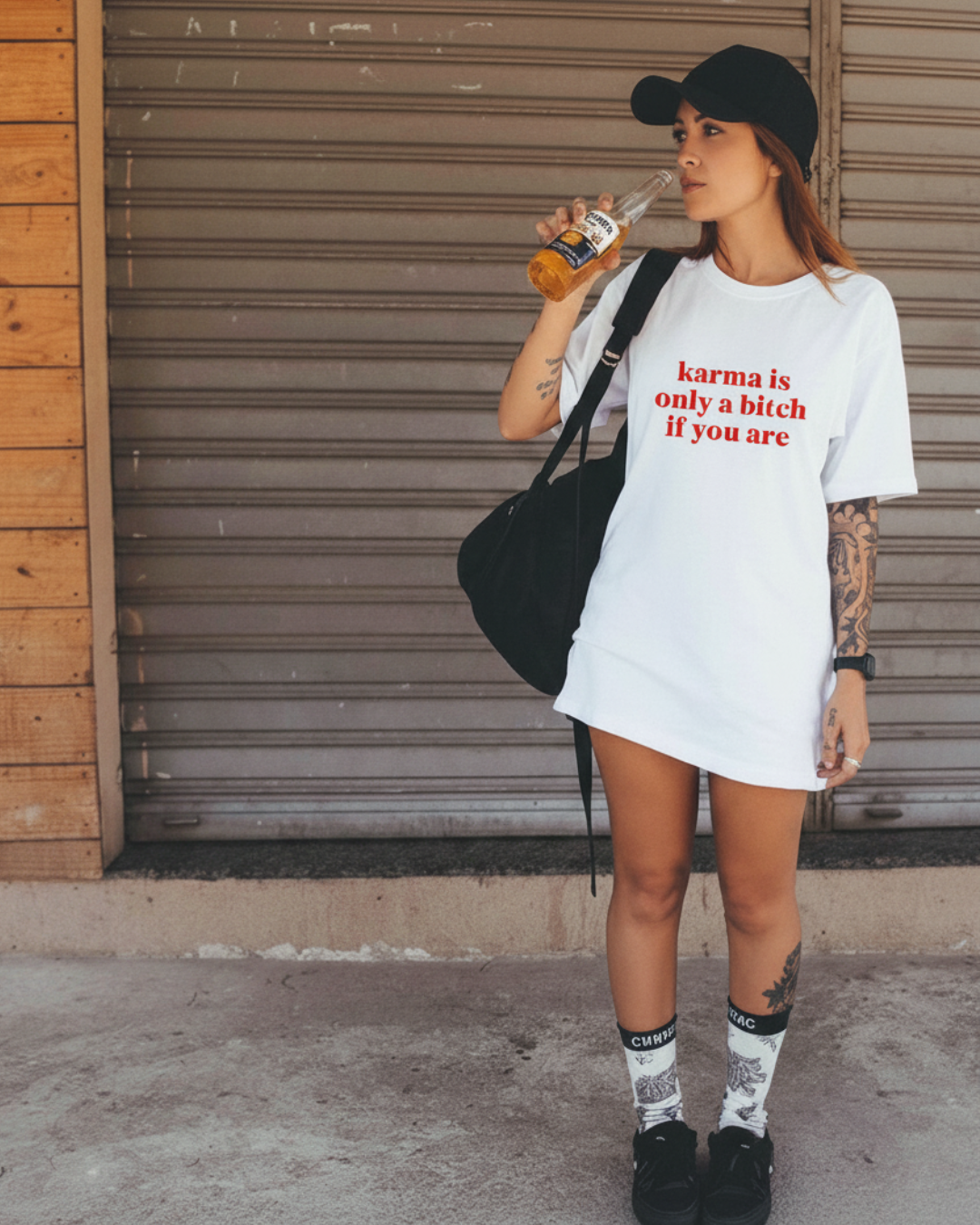 karma is only a bitch if you are (oversized)