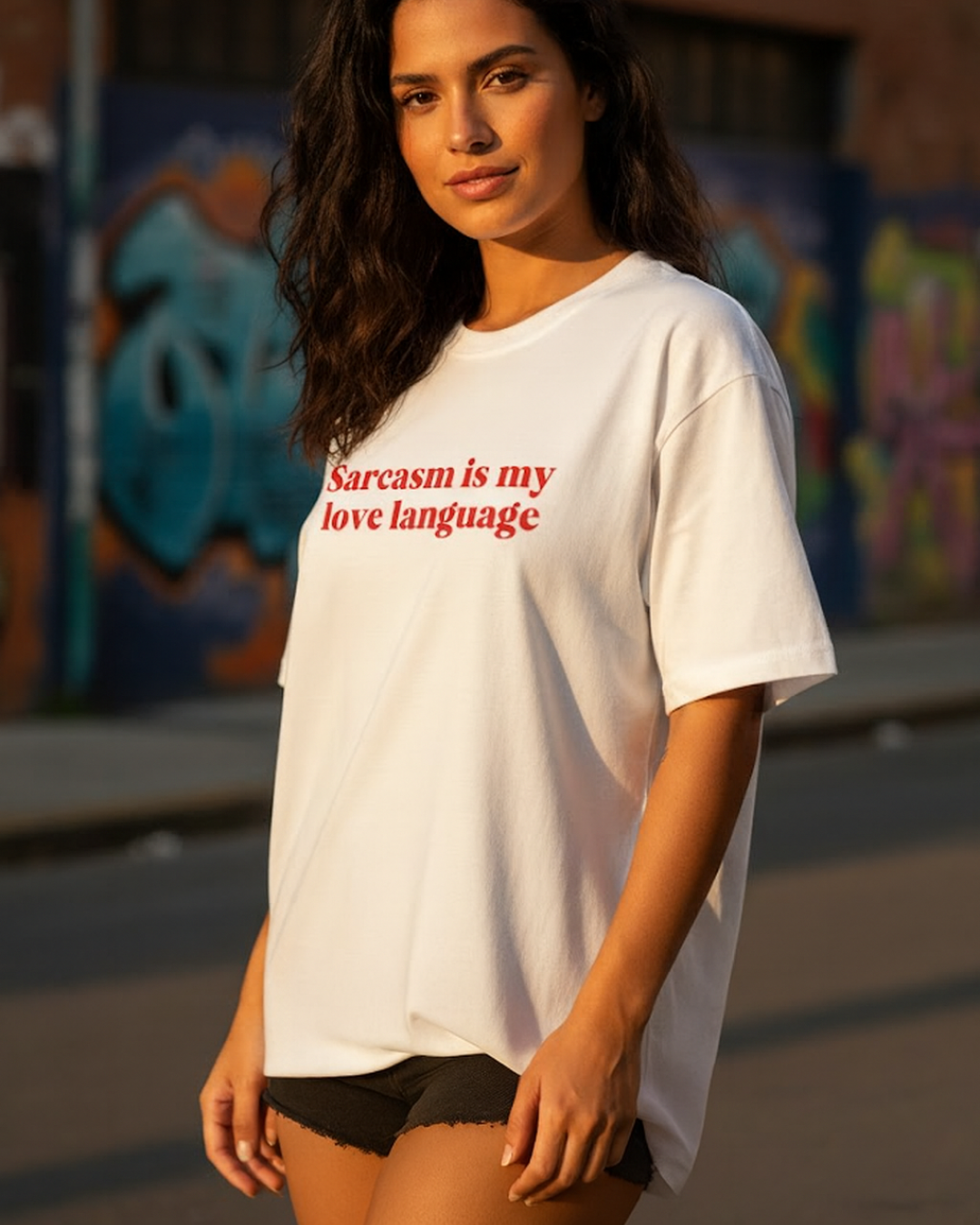 sarcasm is my love language (oversized)