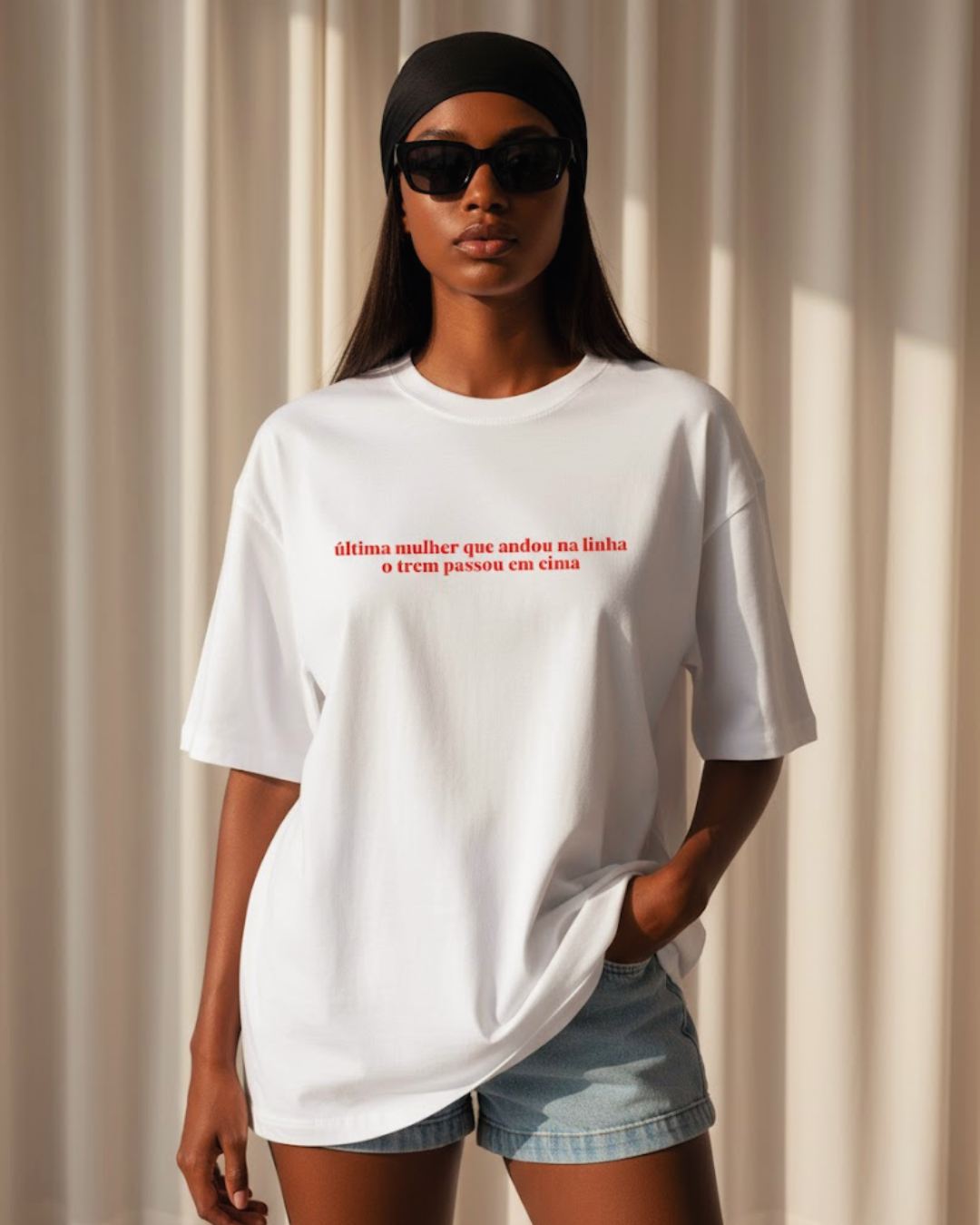 última mulher que andou na linha (oversized)