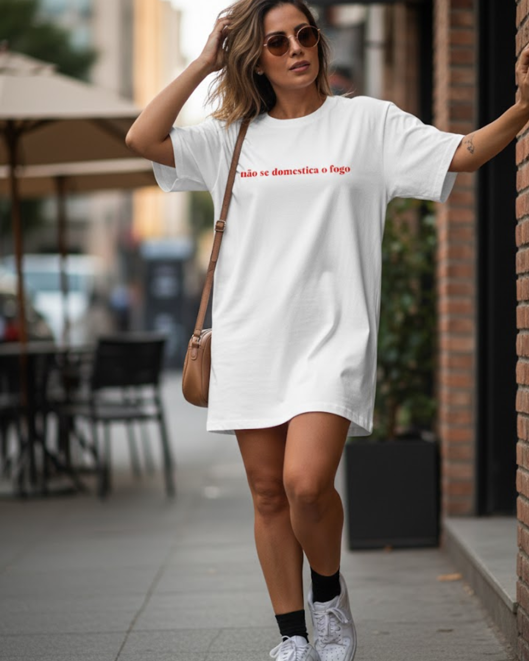 não se domestica o fogo (oversized)