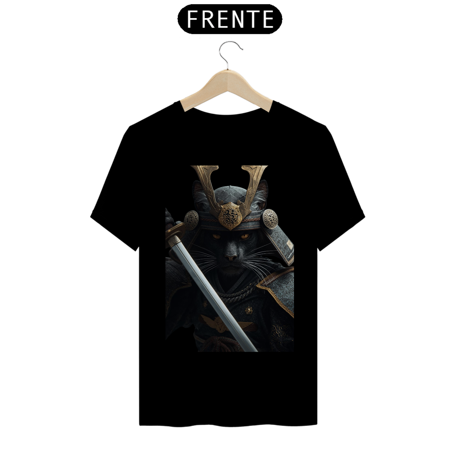 Camiseta Cavaleiro Felino Lendário