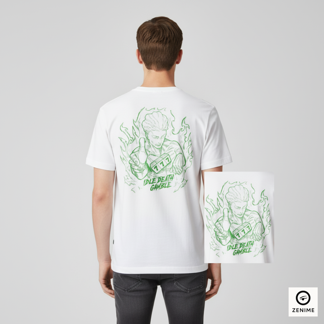 Camisa Jujutsu Kaisen 777 Death Gamble