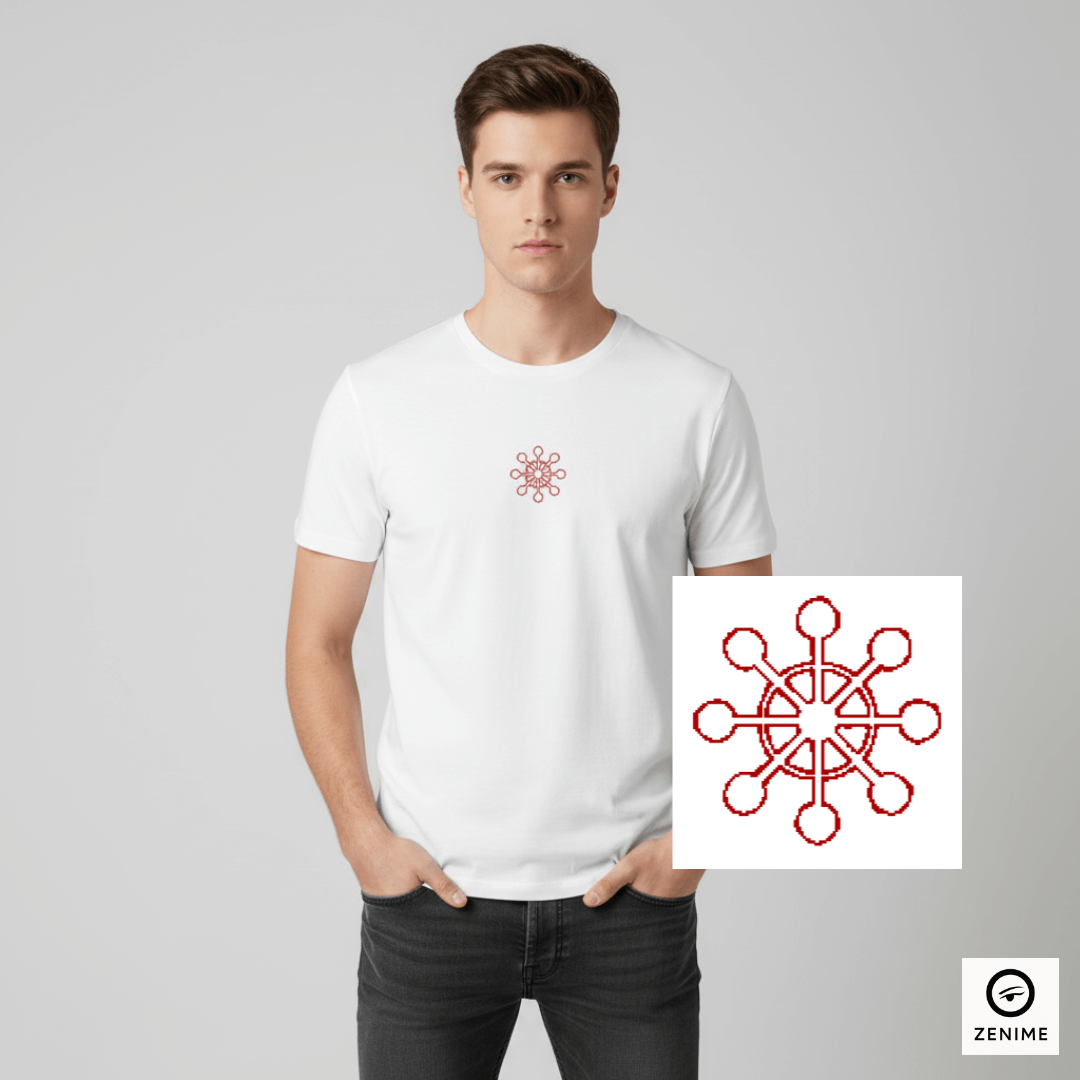 Camisa jujutso Kaisen Feitiço central