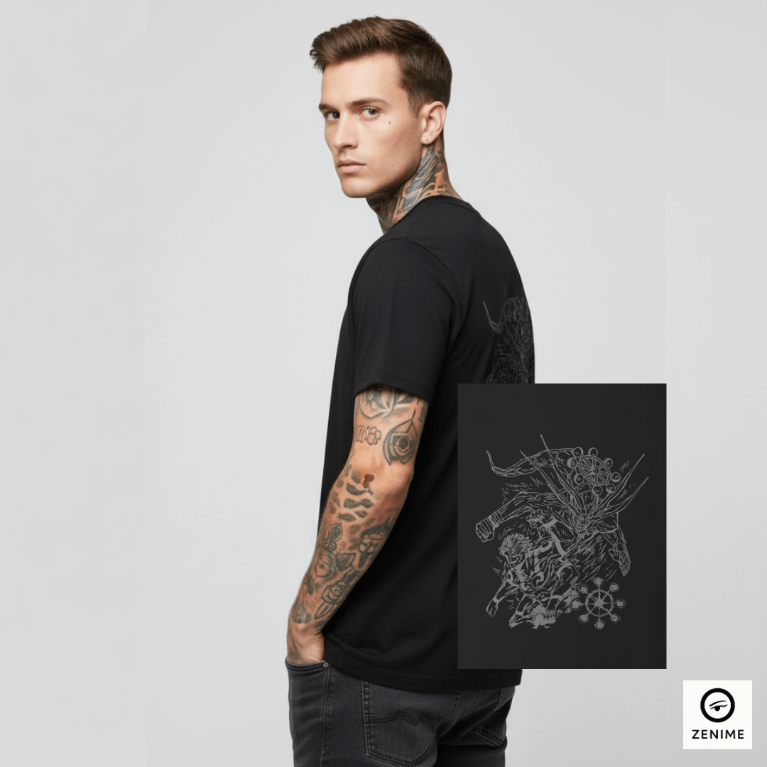 Camisa minimalista Jujutsu kaisen