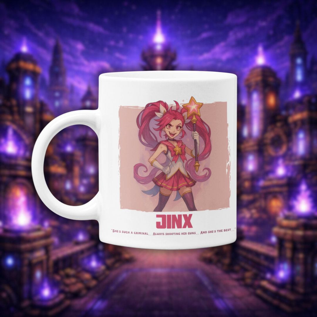 • Caneca Jinx - League of Legends/Arcane •