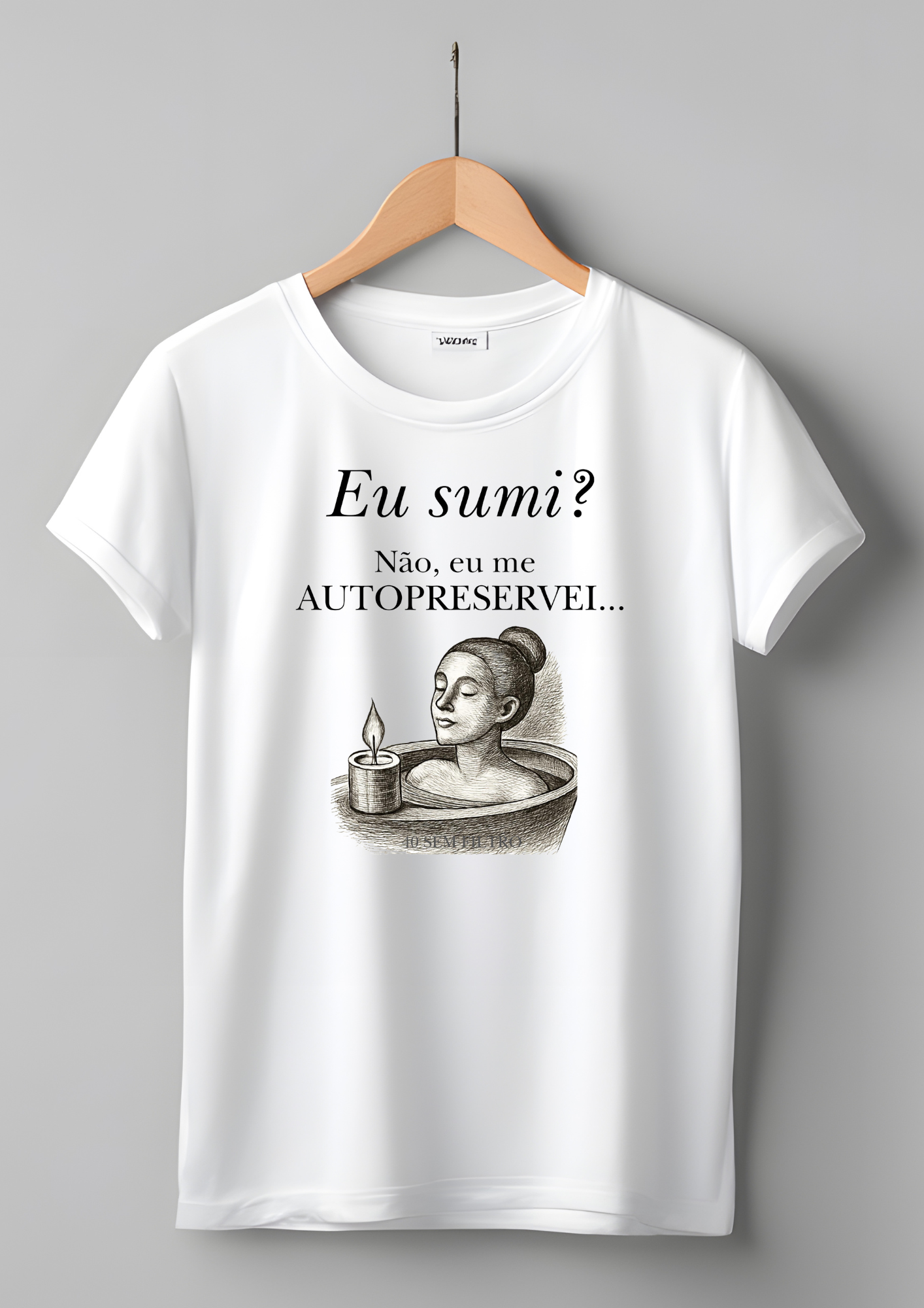 Eu Sumi? - Camiseta Baby Long Quality