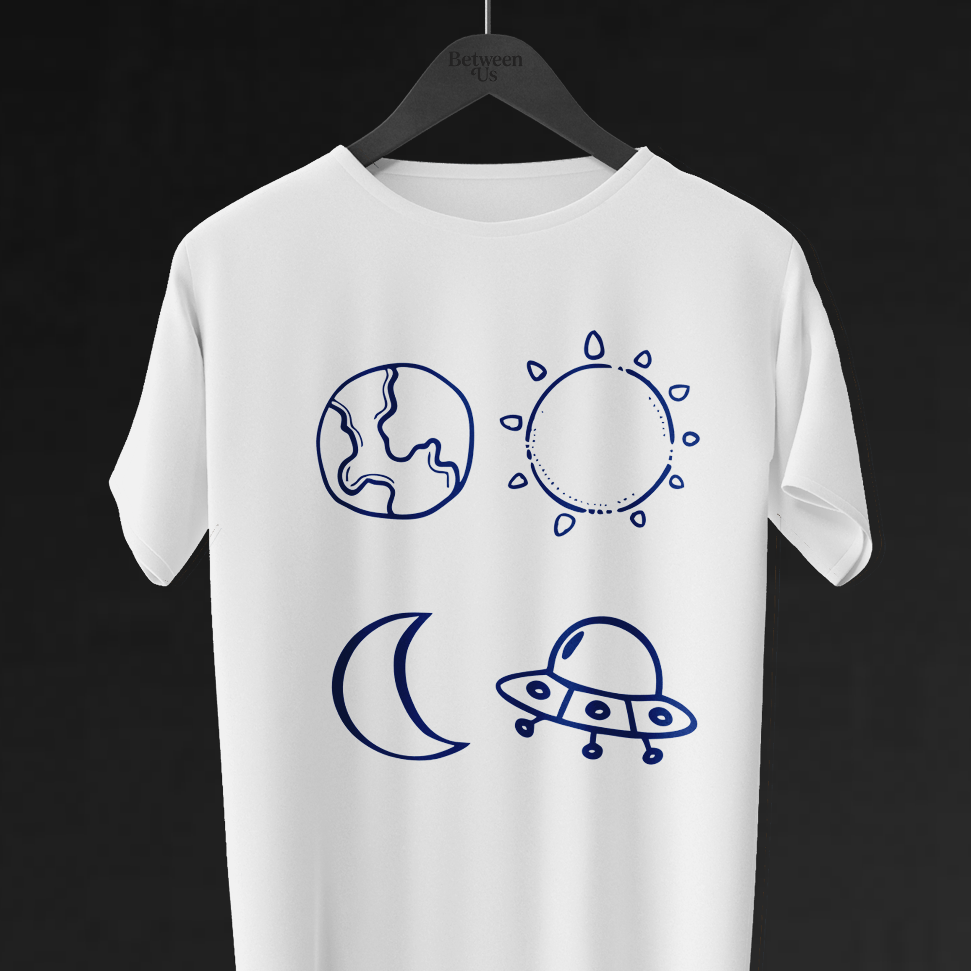 Camiseta 23.5 Symbols Branca e Azul