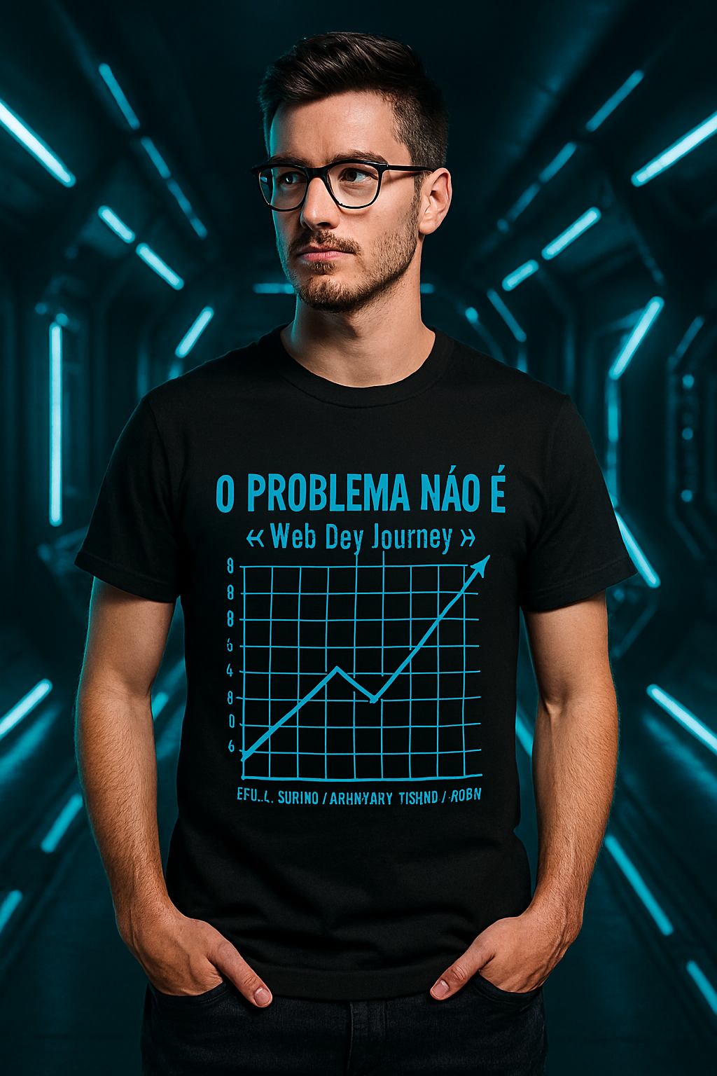 Camiseta LOOP – A Realidade do Código em Estampa
