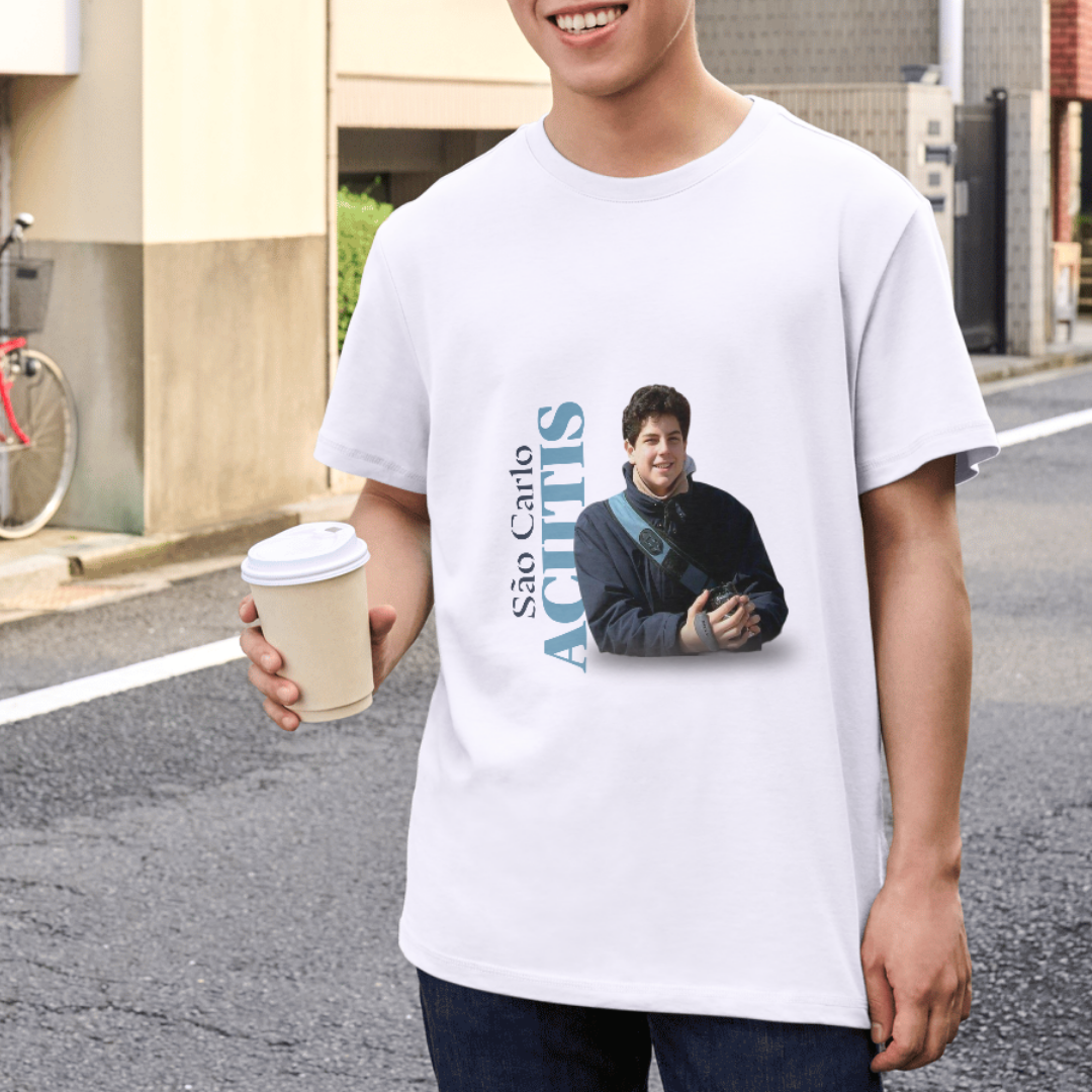 Camiseta São Carlo Acutis