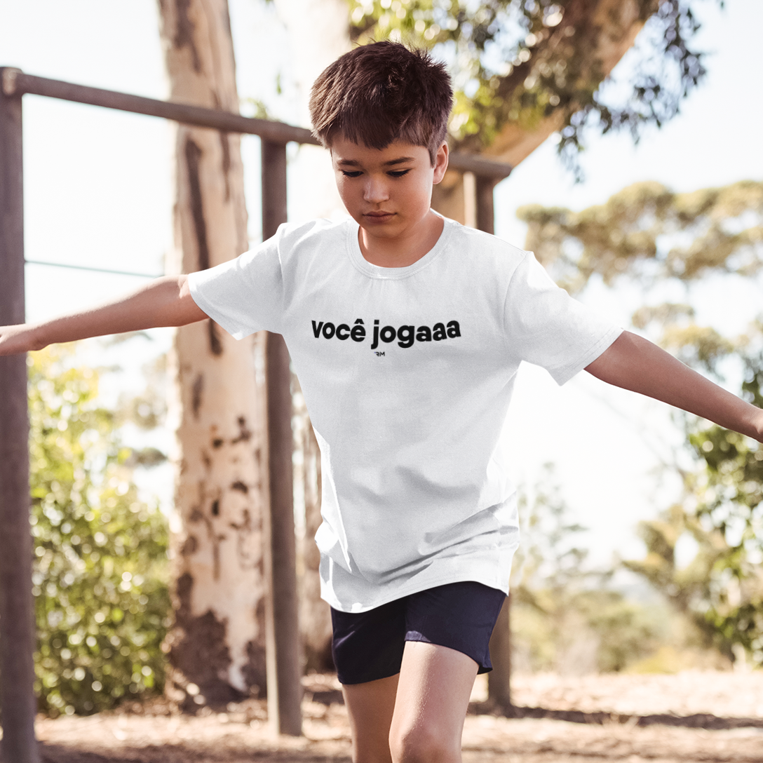 Camiseta Infantil (10 a 14) - Você jogaaa